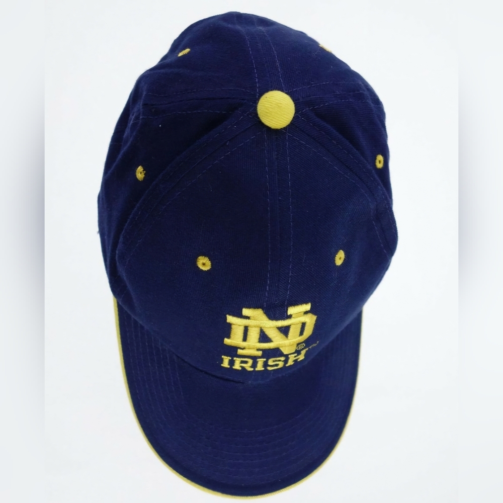 NOTRE DAME Fighting Irish VINTAGE Blue Baseball Ball Cap Hat- OS *NWOT